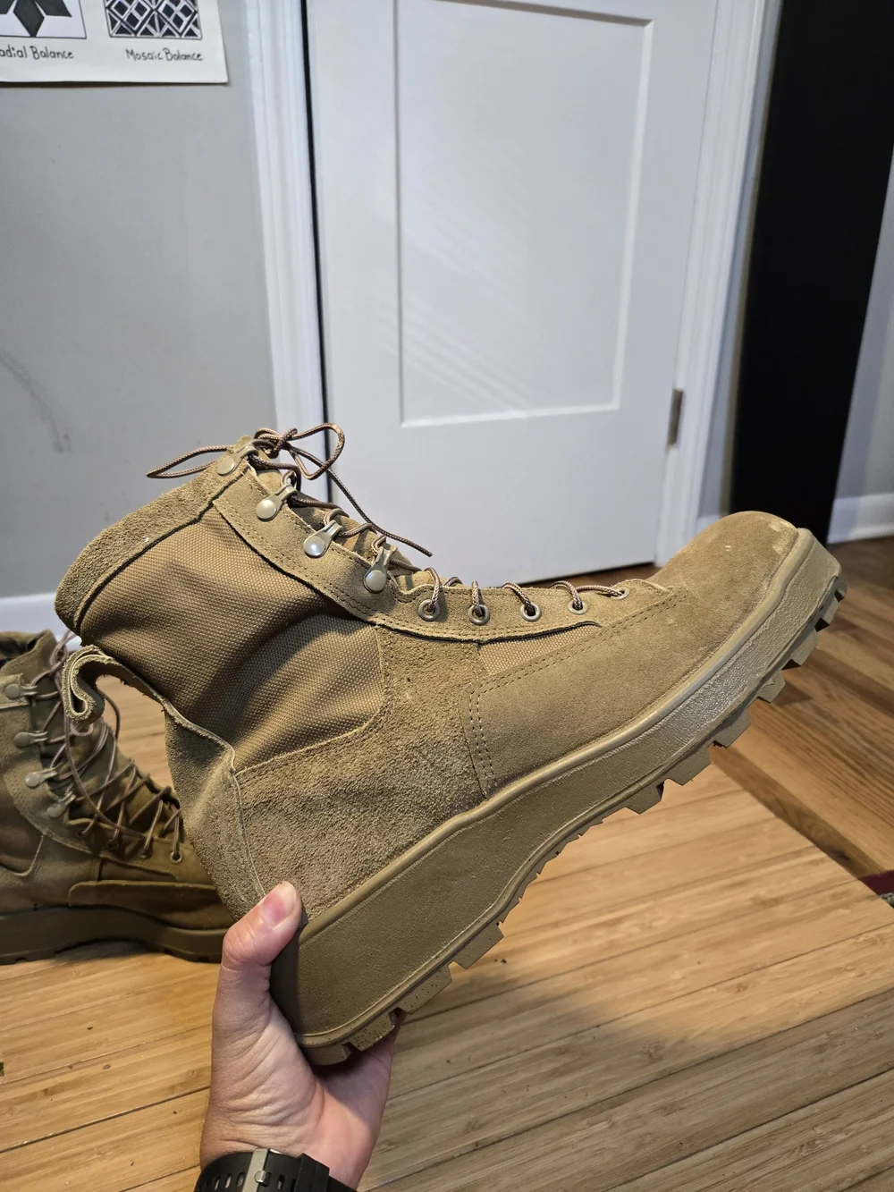 Men's Tactical Lace-Up Boots in Coyote Tan — Durable Field Footwear